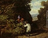 William Bromley III The Blackberry Gatherers painting